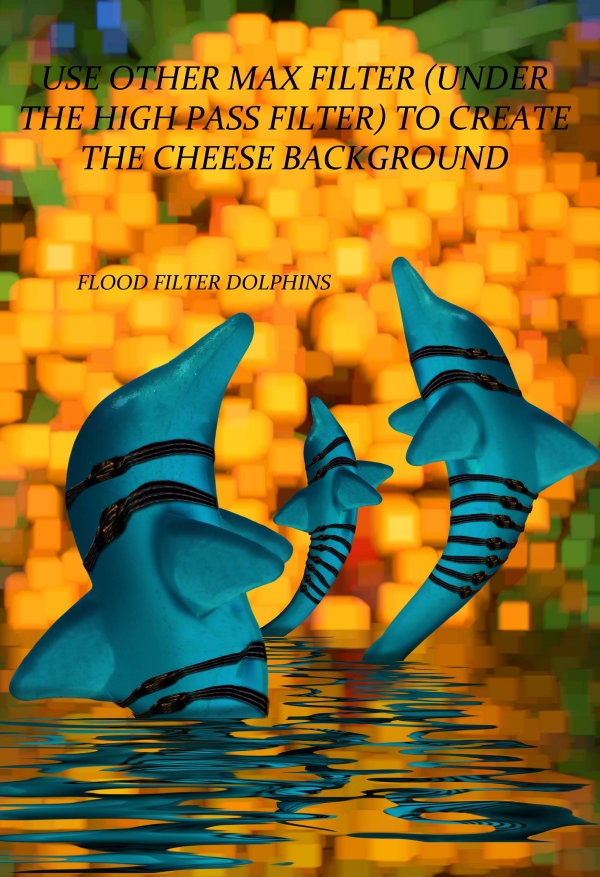Creation of Cheese Worshiping Dolphins : Step 14